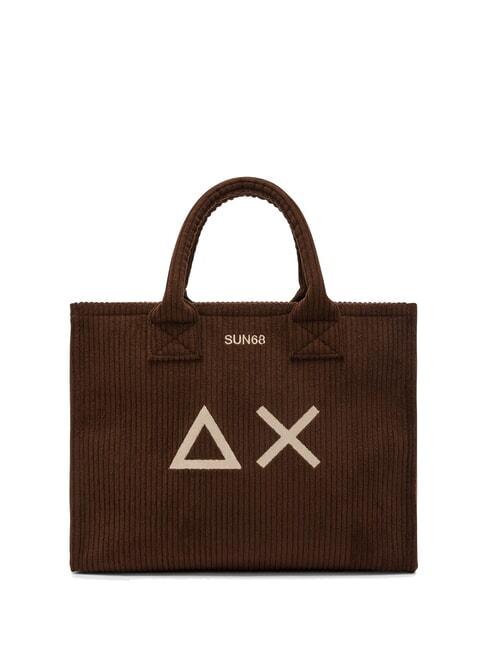 SUN68 CALI CORDUROY Handtasche, mit Schultergurt Braun - Damentaschen