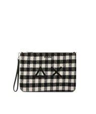 SUN68 TARTAN Clutch mit Polyserin und Schultergurt - Damentaschen