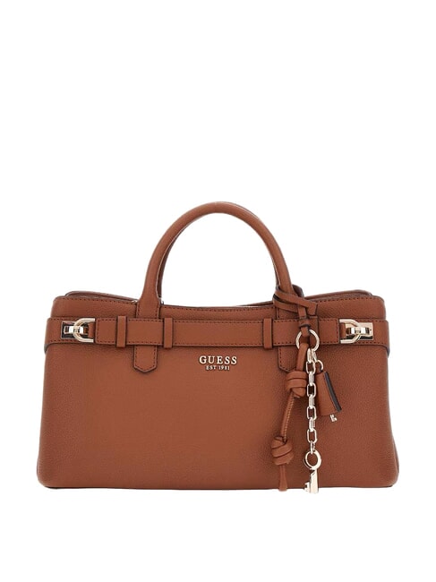GUESS GREGORIA Mittelgroße Handtasche mit Schultergurt COGNAC - Damentaschen