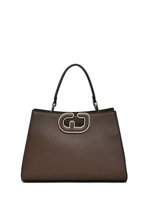 GAUDÌ DEMY WINTER S Kleine Handtasche aus St. Saffiano Taupe - Damentaschen