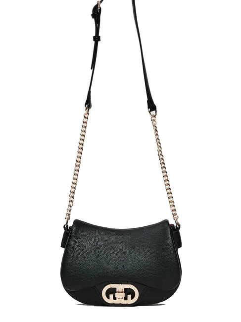 GAUDÌ ELLA Umhängetasche mit Überschlag SCHWARZ - Damentaschen