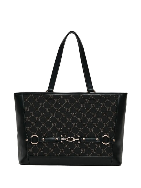 GAUDÌ NEW DIAZ Einkaufstasche mit Jacquard-Logo SCHWARZ - Damentaschen