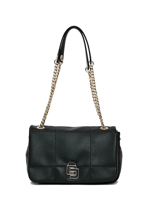 GAUDÌ ESMERALDA Mittelgroße Umhängetasche mit Kettengriffen SCHWARZ - Damentaschen