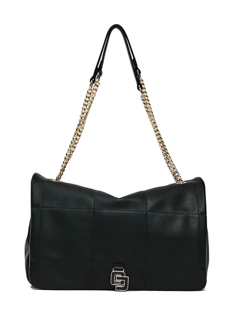 GAUDÌ ESMERALDA Große Umhängetasche mit Kettengriffen SCHWARZ - Damentaschen