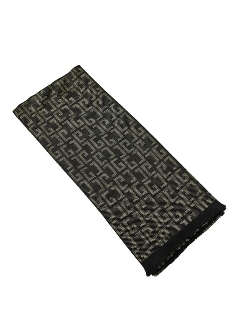 GAUDÌ ESTELLE Schal aus Lurexgarn mit Allover-Logo SCHWARZ - Schals