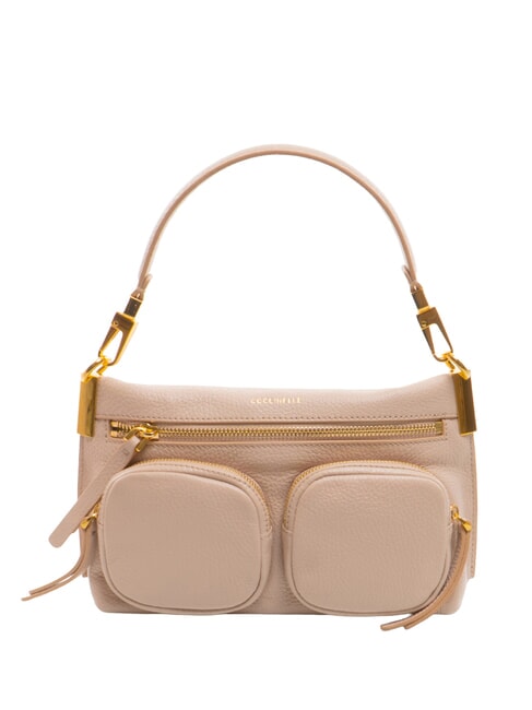 COCCINELLE HYLE Kleine Ledertasche mit doppeltem Verwendungszweck Rosetten - Damentaschen