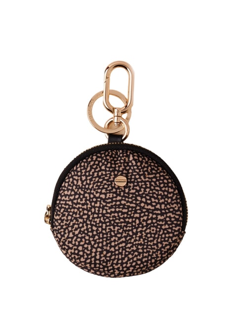BORBONESE KEYRING  Schlüsselanhänger / Geldbörse OP / NATUR / SCHWARZ - Schlüsselanhänger und Schlüsseletuis