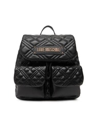 LOVE MOSCHINO QUILTED Rucksack mit zwei Taschen Schwarz - Damentaschen - 1