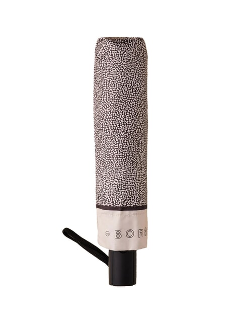 BORBONESE MINI OP Regenschirm aus recyceltem Stoff Chantilly-Creme/op - Regenschirme