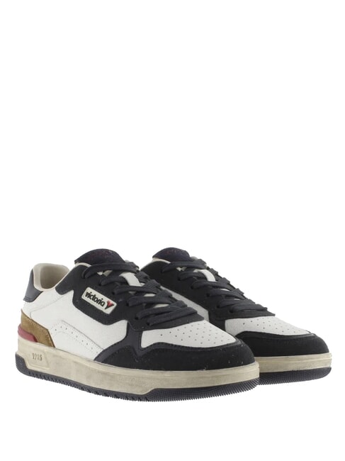 VICTORIA C80 Ledersneaker mit Vintage-Logo Marine - Herrenschuhe