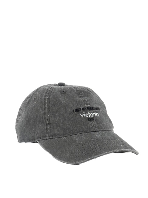 VICTORIA GORRA Damen-Baseballmütze aus Twill grau - Mützen/Hüte