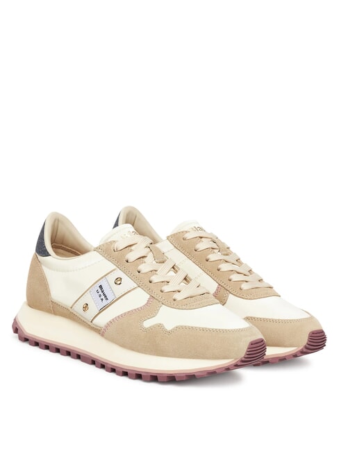 BLAUER MILLEN  Damen-Sneaker Creme/Mauve - Damenschuhe