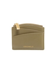 COCCINELLE ROUNDED PRINTED Kleines Kartenetui aus Leder mit Reißverschluss - Brieftaschen Damen