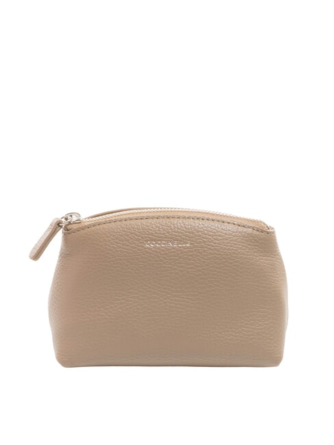 COCCINELLE AGATEA Kosmetiktasche aus Leder warmes Taupe - Etuitaschen &amp; Necessaire