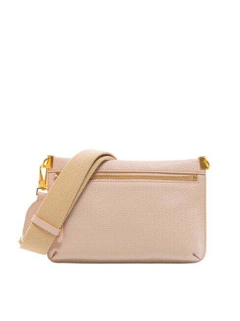 COCCINELLE HYLE Kleine flache Umhängetasche aus Leder Rosetten - Damentaschen