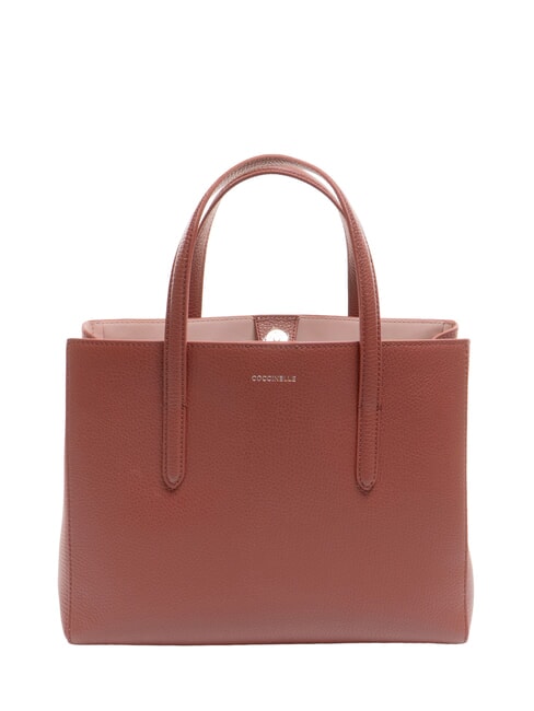 COCCINELLE SWAP Ledertasche mit Schultergurt Brandy - Damentaschen