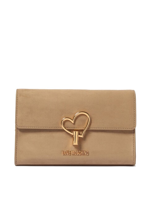 LOVE MOSCHINO SMART DAILY Umhängetasche mit Überschlag Sand - Damentaschen