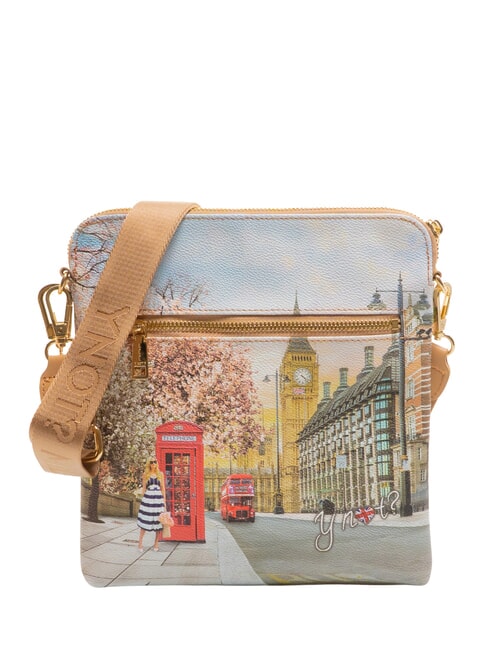 YNOT YESBAG Flache Umhängetasche Englische Rose - Damentaschen