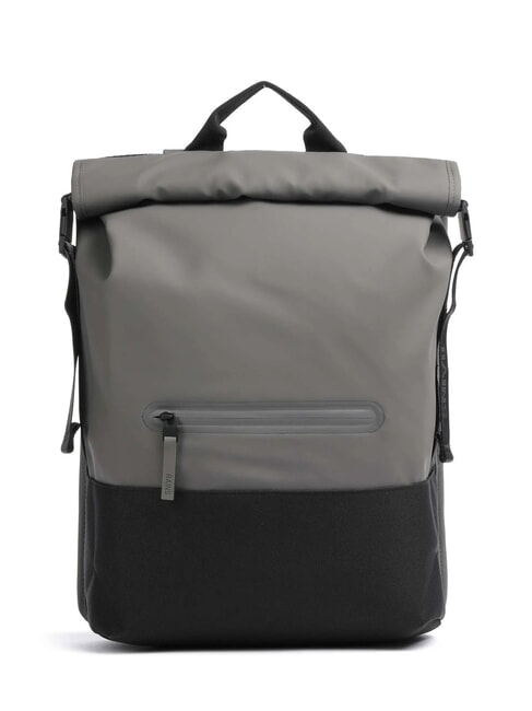 RAINS TRAIL ROLLTOP 13" Laptop-Rucksack grau - Rucksäcke für Schule &amp; Freizeit