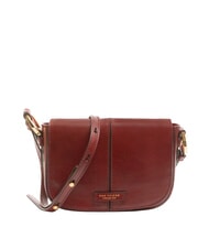 THE BRIDGE FAENTINA FAENTINA Mini-Postbotin aus Leder Chianti / Bordeaux / Gold - Damentaschen - 1