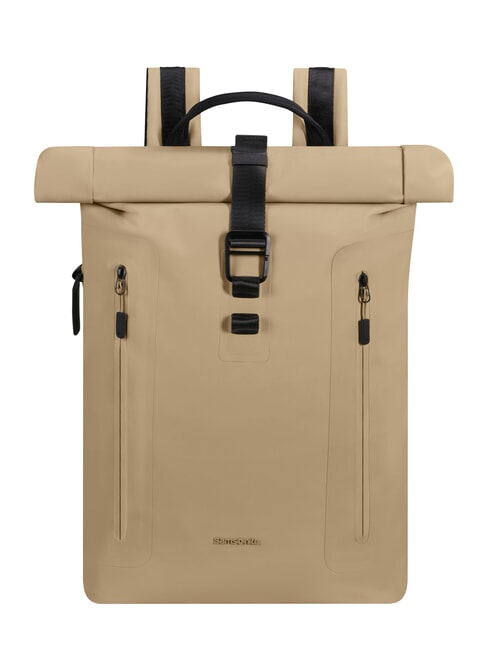 SAMSONITE COATIFY BIZ Rolltop-Rucksack für 15,6-Zoll-Laptop Sand - PC-Rucksäcke