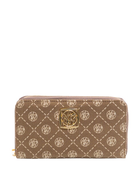 YNOT ROMANCE Geldbörse mit Rundum-Reißverschluss Mandel - Brieftaschen Damen