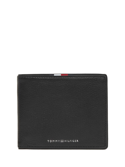 TOMMY HILFIGER TH CORP Kleine Lederbrieftasche Schwarz - Brieftaschen Herren
