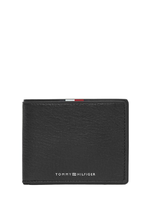 TOMMY HILFIGER TH CORP Kompakte Lederbrieftasche Schwarz - Brieftaschen Herren