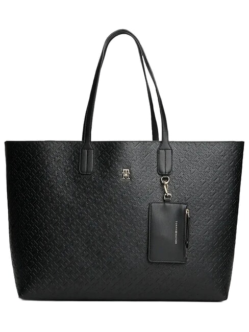 TOMMY HILFIGER TH ICON Maxi Shopper Schwarz - Damentaschen