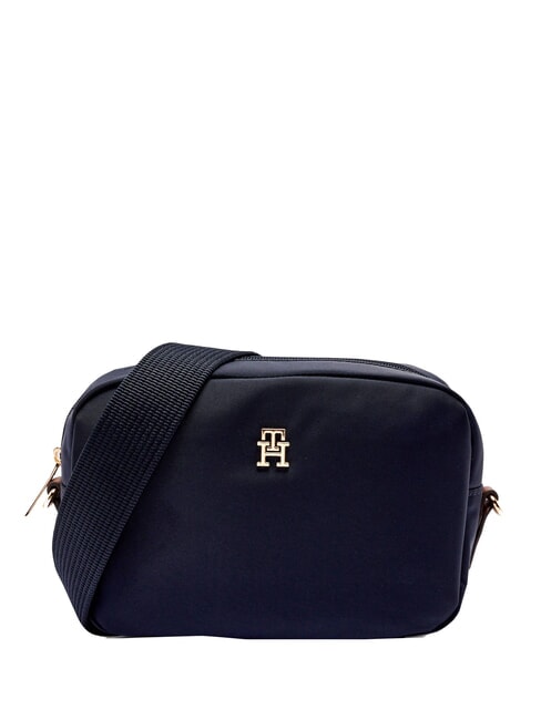 TOMMY HILFIGER POPETTE Mini-Schulterkameratasche spaceblau/schwarz - Damentaschen