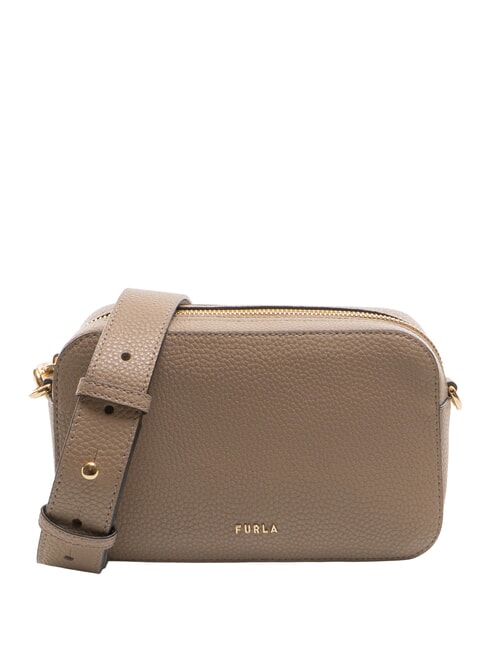 FURLA PETUNIA Mini-Umhängetasche Taupe - Damentaschen