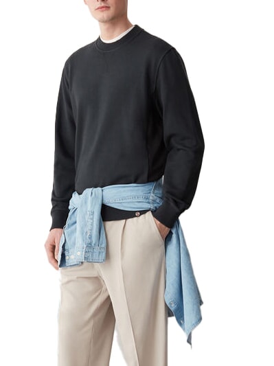 COLMAR PICKY Baumwoll-Sweatshirt Schwarz - Sweatshirts Herren