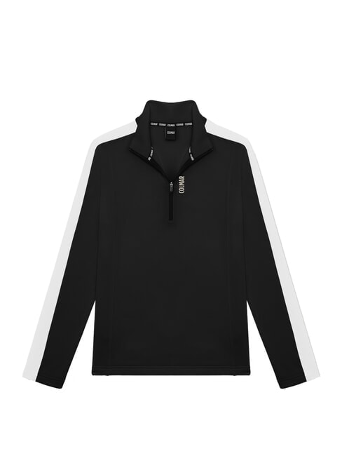 COLMAR SCI FACETIME Thermo-Sweatshirt mit Stehkragen und durchgehendem Reißverschluss Schwarz und Weiß - Sweatshirts Damen