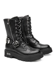 CULT SLASH 4585 Lederstiefeletten mit Schnallen - Damenschuhe