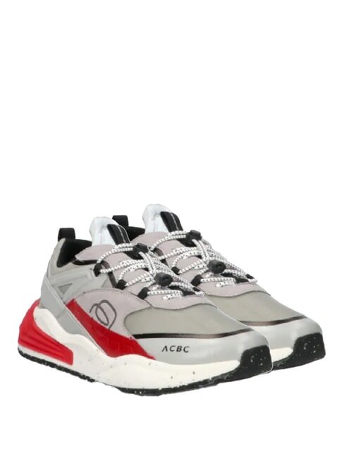 PIQUADRO CORNER 2.0 SPECIALE 2 Turnschuhe aus recyceltem Stoff GRAU - Herrenschuhe