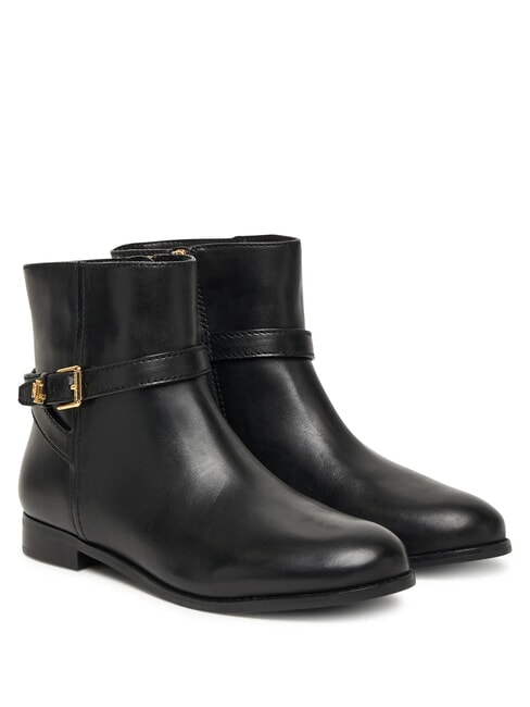 RALPH LAUREN BROOKE 2 Stiefeletten aus Leder SCHWARZ - Damenschuhe
