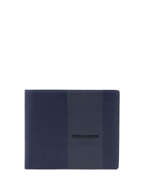 PIQUADRO FINN Ledergeldbörse Blau - Brieftaschen Herren
