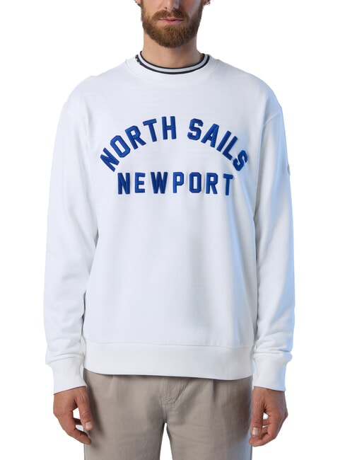 NORTH SAILS NEWPORT Baumwoll-Sweatshirt Weiß - Sweatshirts Herren