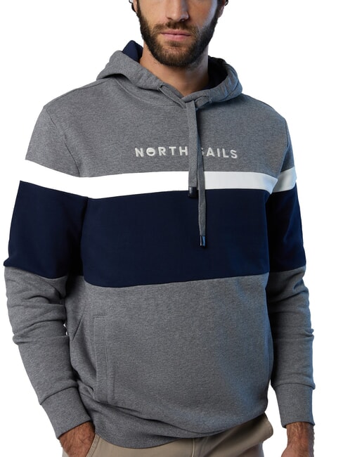NORTH SAILS GRAPHIC Kapuzenpullover mittelgraue Melange - Sweatshirts Herren