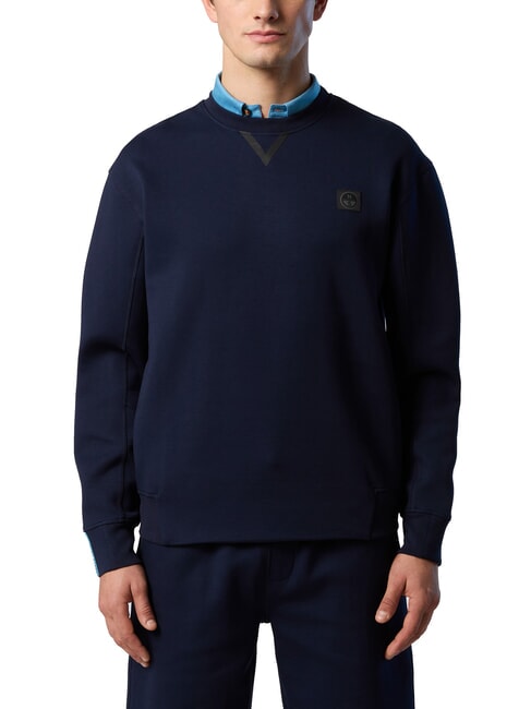 NORTH SAILS LOGO Sweatshirt mit Rundhalsausschnitt Navy blau - Sweatshirts Herren
