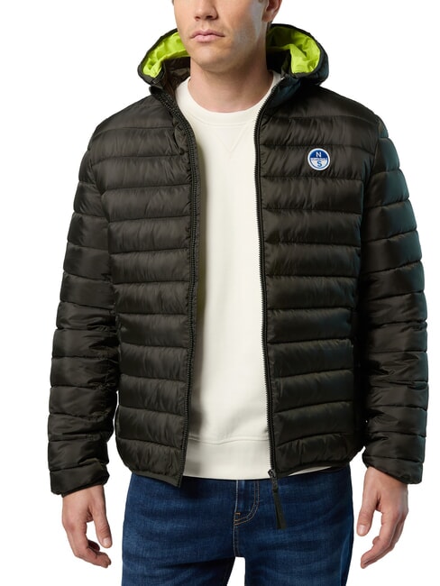 NORTH SAILS SKYE HOODIE Daunenjacke mit Kapuze Waldgrün - Daunenjacken für Herren