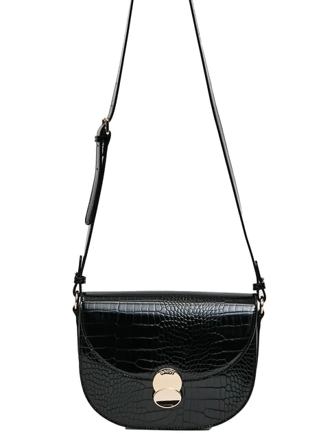 GAUDÌ EVELYN COCCO Mittelgroße bedruckte Umhängetasche SCHWARZ - Damentaschen