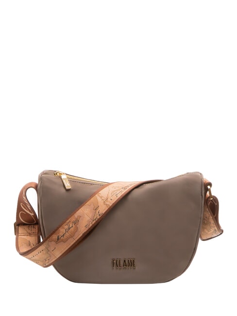 ALVIERO MARTINI PRIMA CLASSE STORMY NYLON Kleine halbmondförmige Umhängetasche Turteltaube - Damentaschen