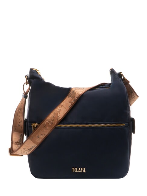 ALVIERO MARTINI PRIMA CLASSE STORMY NYLON Doppelt tragbare Umhängetasche Nachtblau - Damentaschen