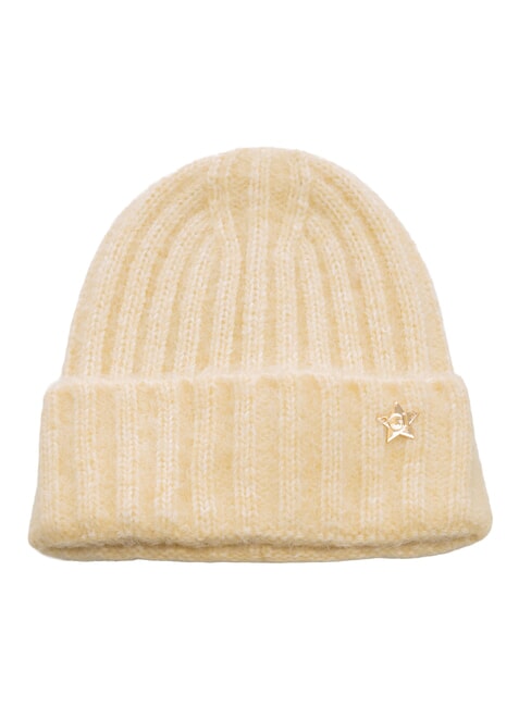 GAUDÌ ESTELLE Beanie-Mütze mit Umschlag CREME - Mützen/Hüte