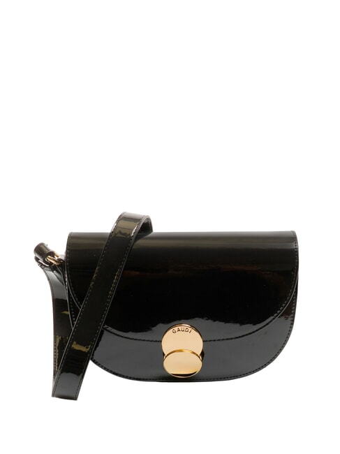 GAUDÌ EVELYN LAK Kleine Umhängetasche aus Lackleder SCHWARZ - Damentaschen