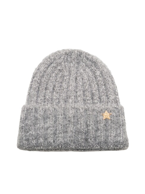 GAUDÌ ESTELLE Beanie-Mütze mit Umschlag grau - Mützen/Hüte
