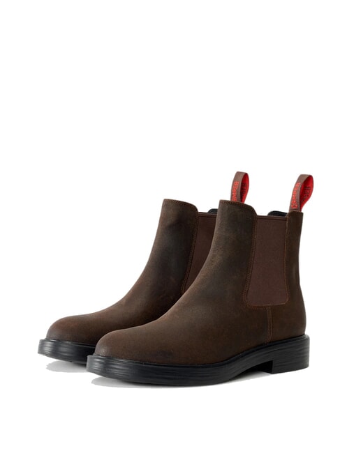 CAMPER DEAN Chelsea Boots aus Nubukleder dunkelbraun - Herrenschuhe