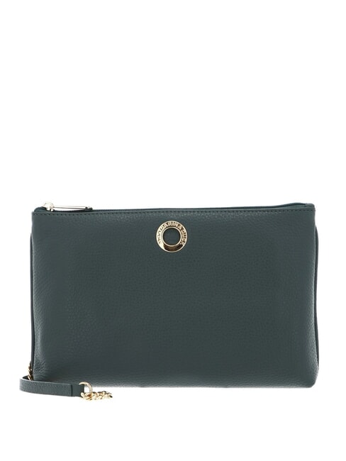 MANDARINA DUCK MELLOW Kettenumhängetasche aus Leder dunkler Wald - Damentaschen