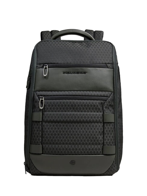 PIQUADRO HEXAGON 2-in-1-Rucksack, 15,6-Zoll-Laptophalterung GRÜN - PC-Rucksäcke